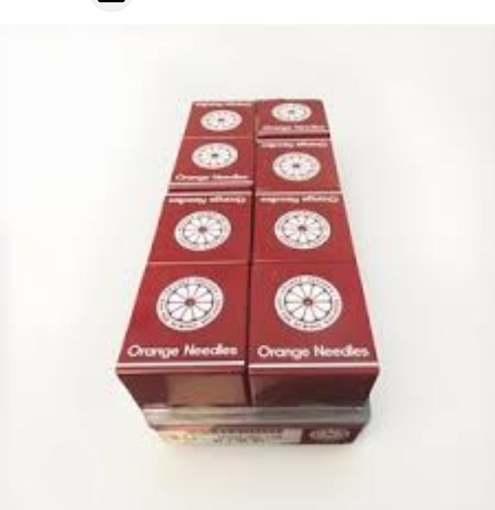 Orange Needles bulk wholesale carton